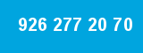 926 277 20 70